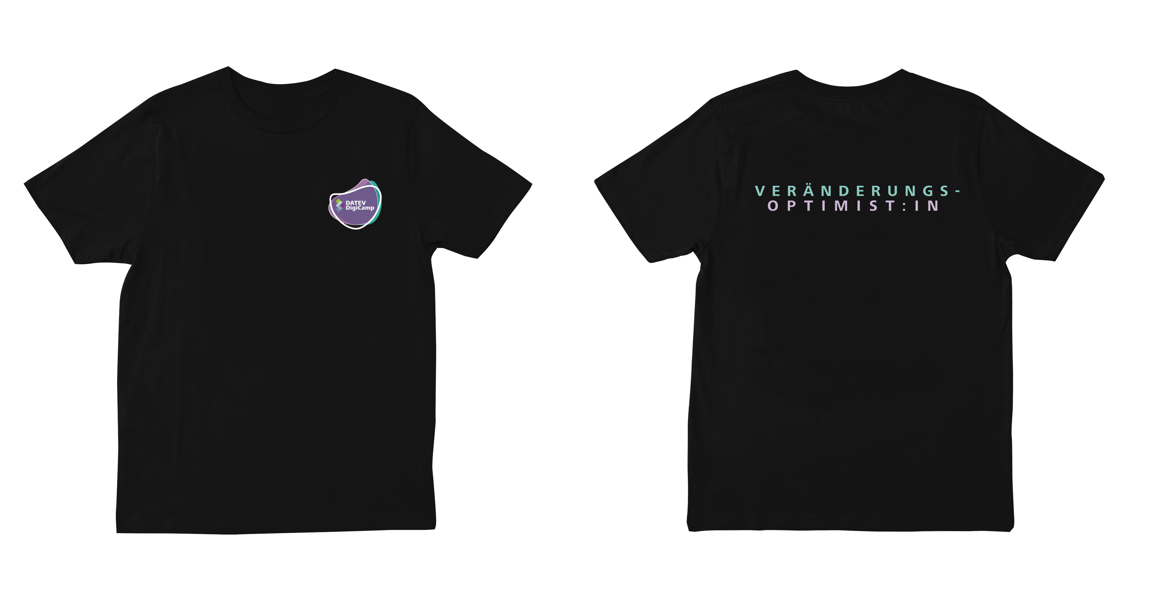 DATEV Digicamp  Herren T-Shirt Vorder- & Rückseite